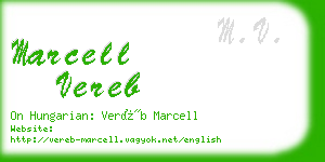 marcell vereb business card